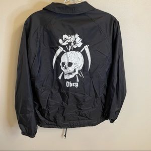 OBEY Black Skull Jacket